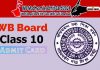 Wbbse Class 10 Board Exam 2024 Admit Card