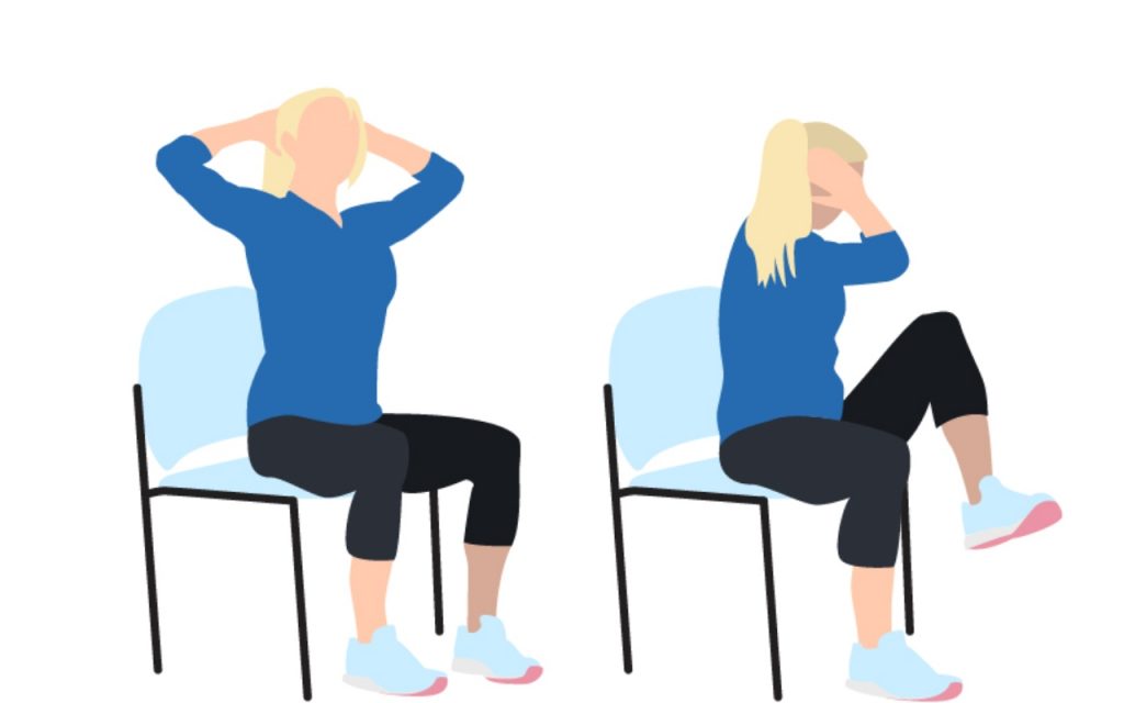 Chair Exercises: ऑफिस में लगातार बैठे रहने से बढ़ रहा है वजन? ये आसान एक्सरसाइज कर सकती है आपकी मदद 1 Exercise123456