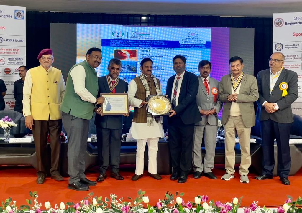 Mecon Gets Award In Madhya Pradesh