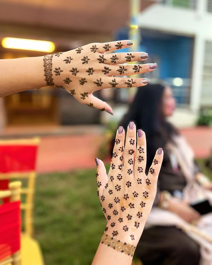 Mehndi Design : पूरे हाथों में मेहंदी लगाना पसंद नहीं, तो ये यूनिक डिजाइन हैं आपके लिए 4 Minimal