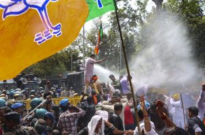 BJP protest in Delhi
