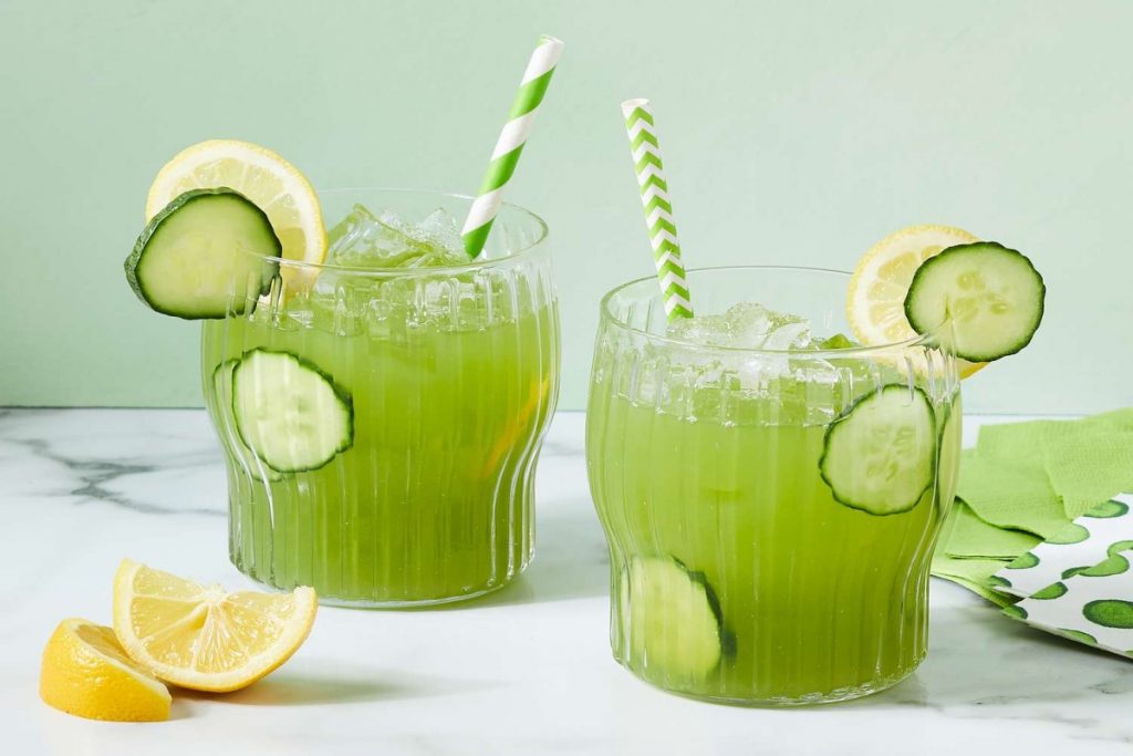 Lemon And Cucumber Drink 1