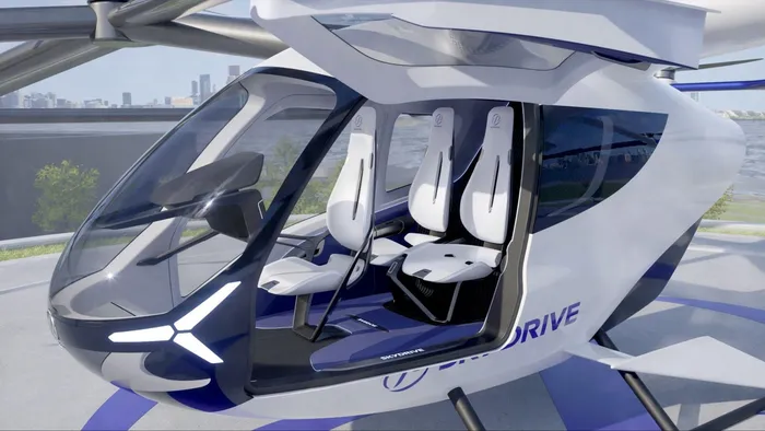 Suzuki Flying Car का इंतजार खत्म, 15 मिनट में 15 किलोमीटर की दूरी करेगी तय 1 Skydrive Interior