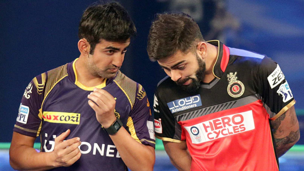 Virat Kohli and Gautam Gambhir face to face again