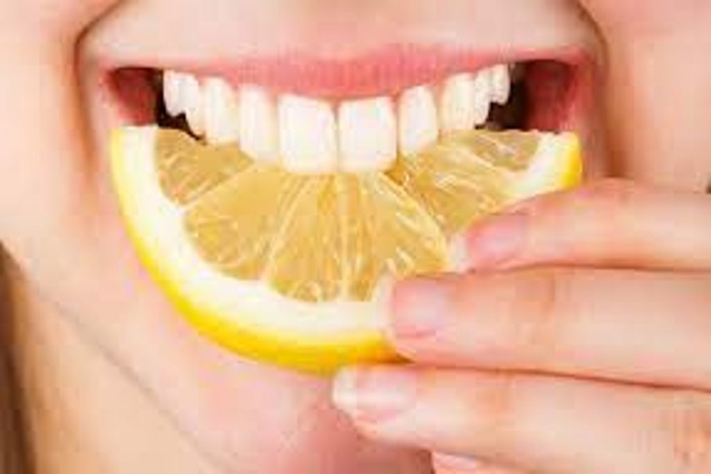 lemon and salt Teeth