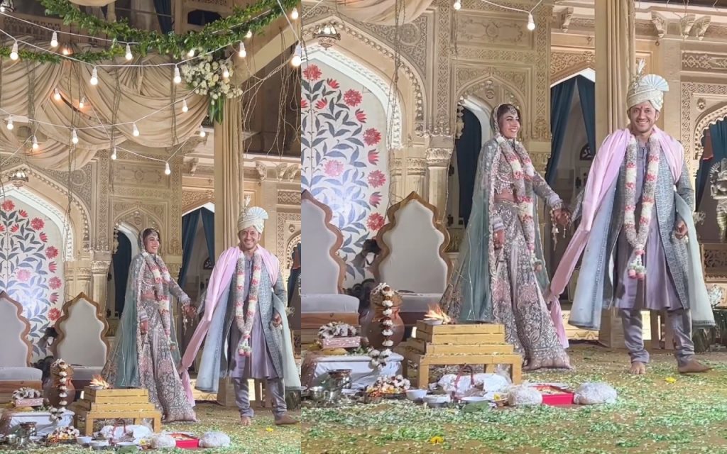 Surbhi Chandna Wedding: शादी के बंधन में बंधी 'इश्कबाज' फेम सुरभि चंदना, बॉयफ्रेंड करण शर्मा संग लिए सात फेरे, Photos 3 Surbhi3