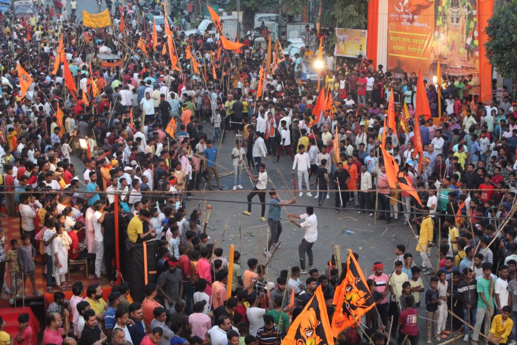 रामनवमी पर मर्यादा पुरुषोत्तम प्रभु श्री राम के जयकारों से गुंजायमान हुआ गिरिडीह 4 17Gir 8 17042024 49