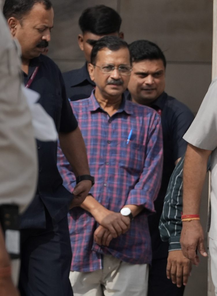 Arvind Kejriwal at Rouse Avenue Court