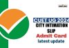 Cuet Ug 2024 Admit Card Exam City Slip