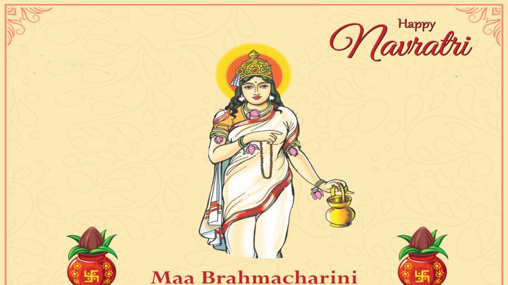 Happy Navratri 2024 Day 2 Maa Brahmacharini