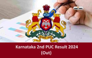 Karnataka 2nd PUC Result 2024 Out