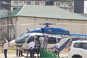 Mamata Banerjee suddenly fell sitting helicopter seat in Durgapur
