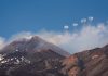 Mt Etna Volcano Smoke Rings