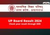 Up Board Result 2024: Check Your Result Through Sms