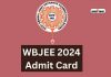 Wbjee 2024 Admit Card Out