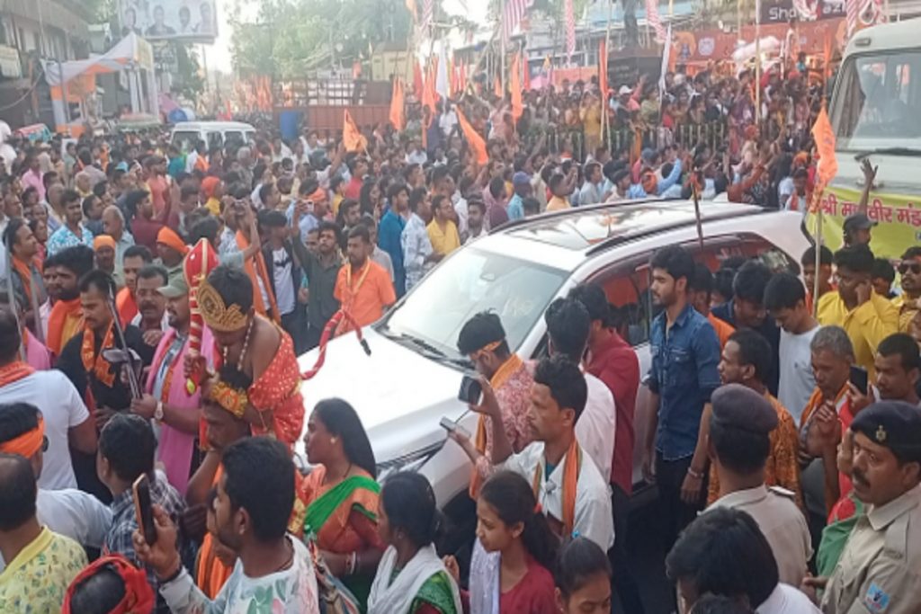 Photos: राममय हुई रांची, रामनवमी में राजधानी के मेन रोड में ऐसा था नजारा 3 Ram Navmi 039
