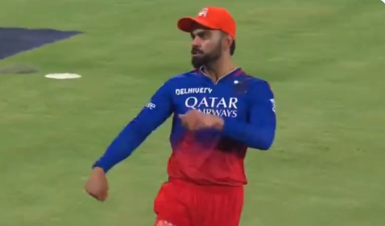 Virat Kohli got nervous in the match, watch video