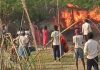 दानापुर में आग लगने से पांच घर जलकर राख