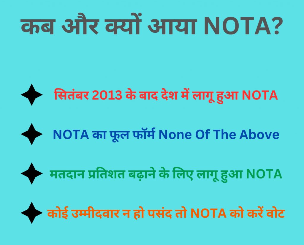 अगर जीत गया Nota तो, हार कर भी सांसद बन सकते हैं नेताजी 1 Nota