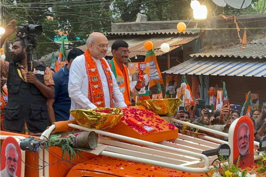Amit Shah Ranchi Road Show : गृहमंत्री अमित शाह ने रांची में किया रोड शो, देखें Photos 1 Amit Shah 1 1