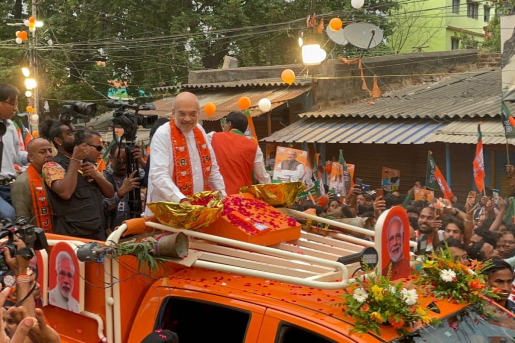 Amit Shah Ranchi Road Show : गृहमंत्री अमित शाह ने रांची में किया रोड शो, देखें Photos 2 Amit Shah 2 1