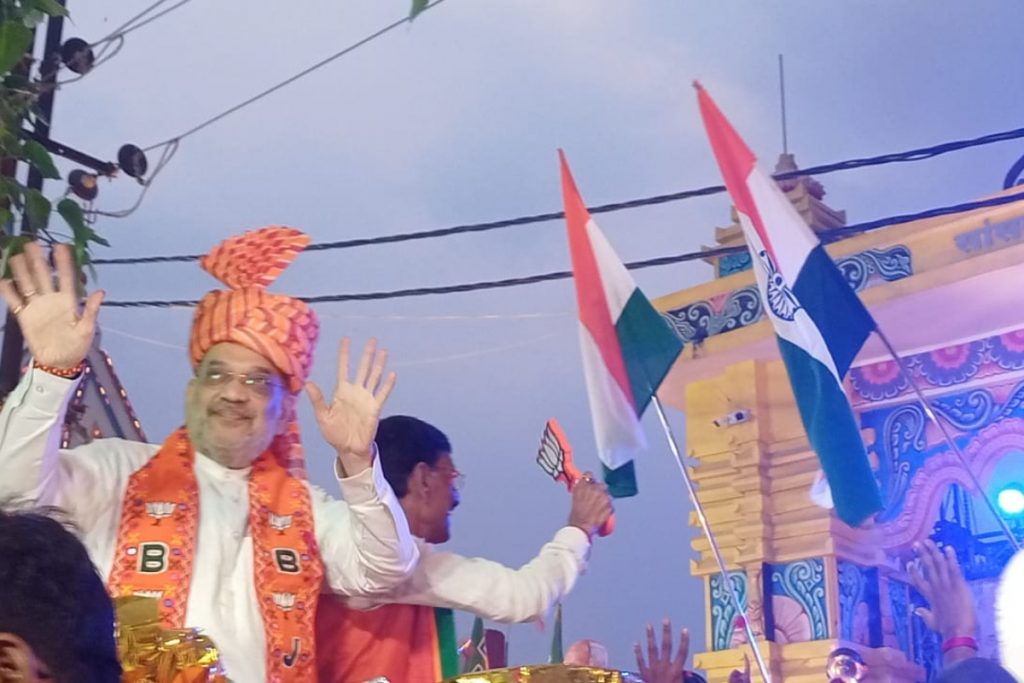 Amit Shah Ranchi Road Show : गृहमंत्री अमित शाह ने रांची में किया रोड शो, देखें Photos 3 Amit Shah 3