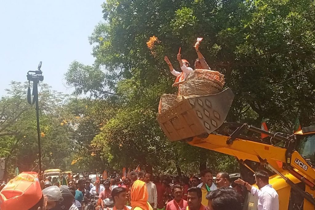 sanjay seth bjp nomination rally ranchi jharkhand lok sabha chunav 2024 1