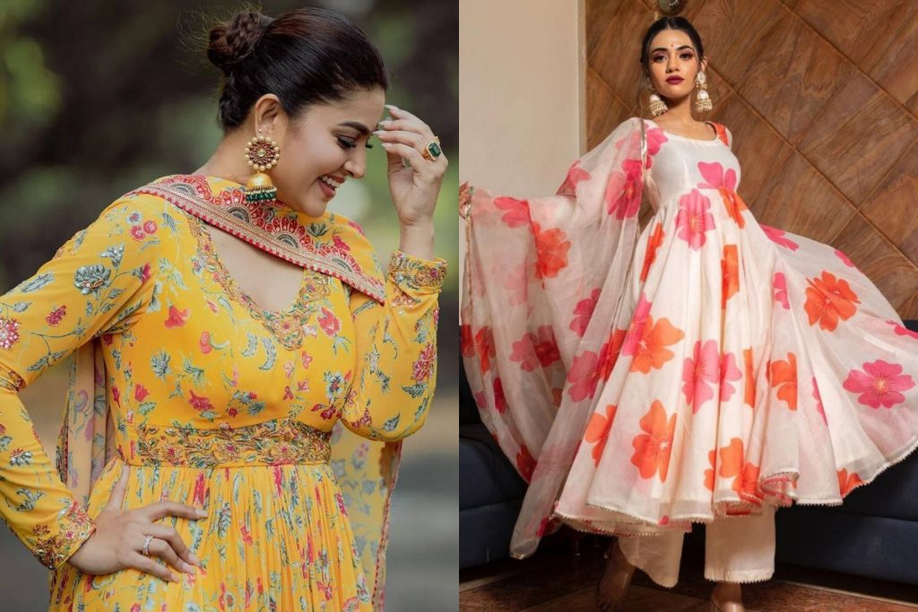 Eid-Ul-Adha Outfit Ideas: बकरीद पर पहनें ये डिजाइनर सूट, दिखेंगी सबसे हसीन 2 Floral Print Suit