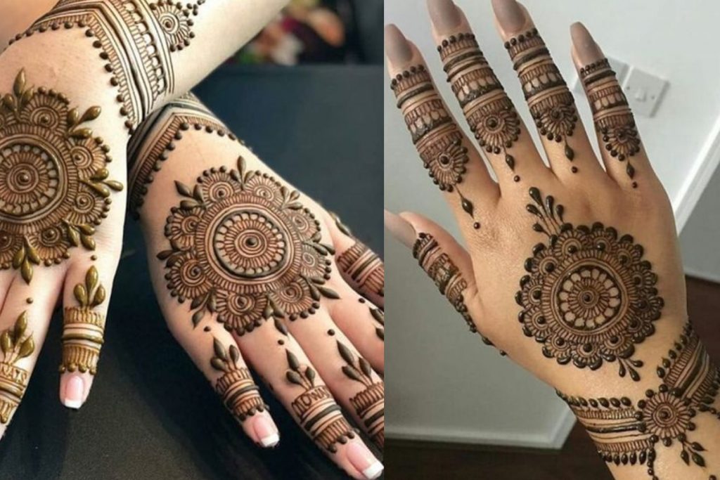 Vat Savitri Mehndi Design: वट सावित्री के मौके पर अपने हाथों पर रचाएं ये खूबसूरत मेहंदी डिजाइन, लगाना है बेहद सिंपल 4 Mandala Mehndi Design