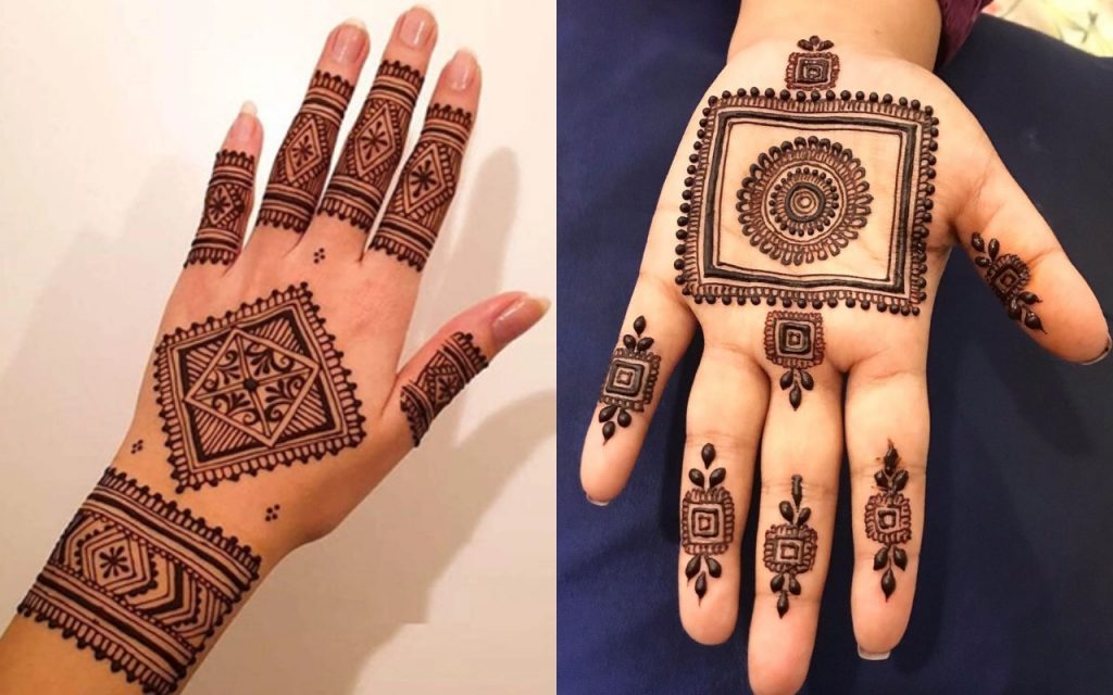 Vat Savitri Mehndi Designs 2024: वट सावित्री पर दिखना है खास, तो अपने हाथों पर लगवाएं ये मेहंदी डिजाइन 3 Square Mehndi Design