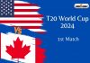 T20 World Cup 2024: Usa Vs Can