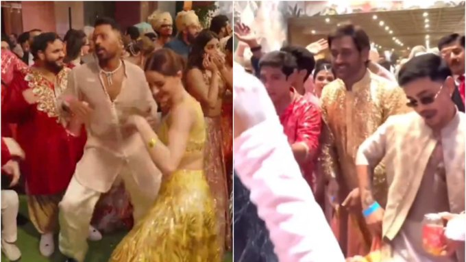 Anant And Radhika Wedding: एमएस धोनी से लेकर सचिन तेंदुलकर सब ने बिखेरा जलवा, डांस वीडियो हुआ वायरल 1 Image 158