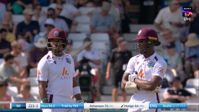 Eng Vs Wi 2Nd Test: Kavem Hodge के शतक की बदौलत दुसरे दिन Wi की हुई वापसी 1 Image 253