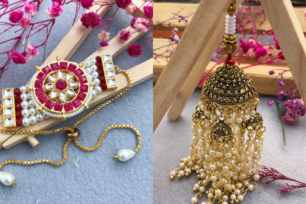 Rakhi For Bhabhi, Raksha Bandhan 2024 : रक्षाबंधन पर भाभी को बांधे ये डिजाइनर राखी 1 Lumba Rakhi 1