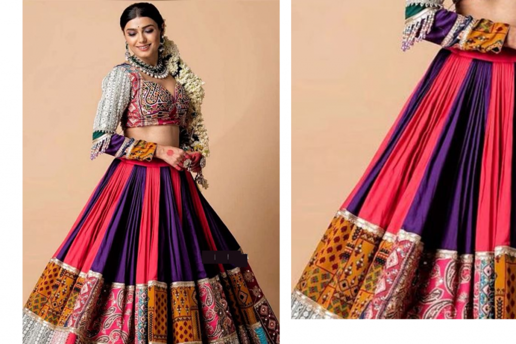 Navratri Outfits For Dandiya: पुरानी बनारसी साड़ी से बनावायें गरबा नाईट के लिए चनिया चोली 3 Style Choli 6