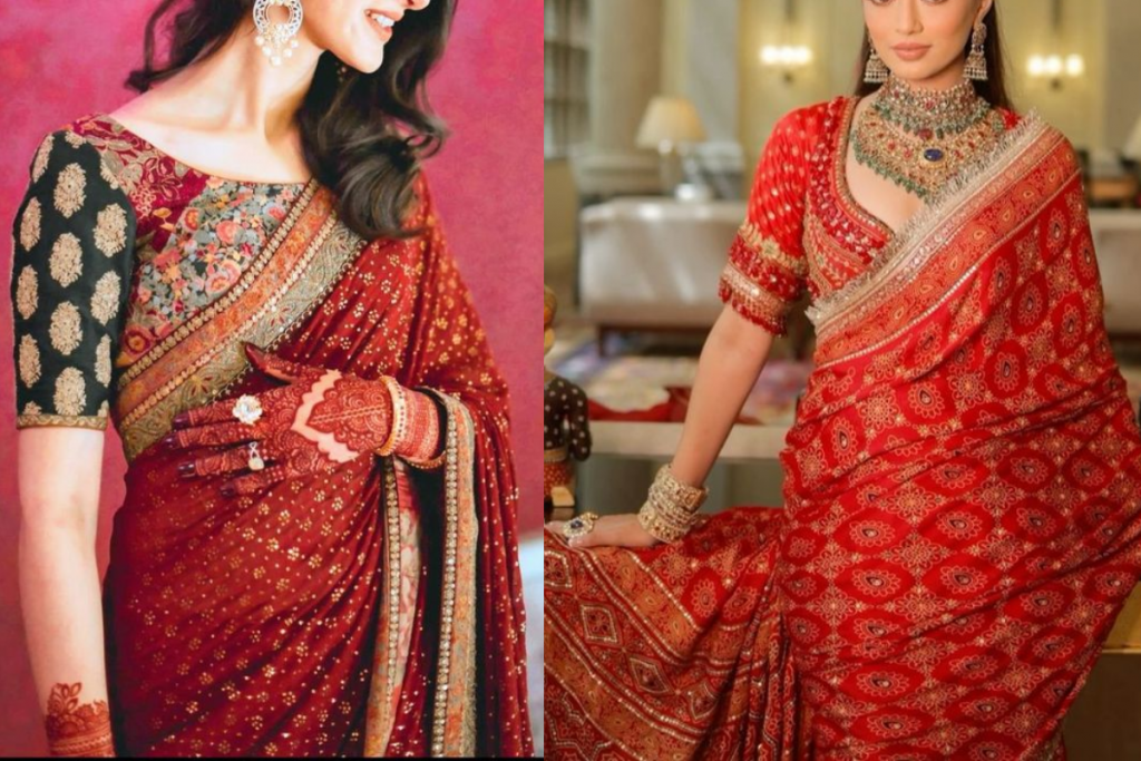 Karwa Chauth Lehariya Saree: करवाचौथ पर पहनें ये डिजाइनर लहरिया साड़ी, दिखेंगी सबसे हटके... 2 Karwa Chauth 1