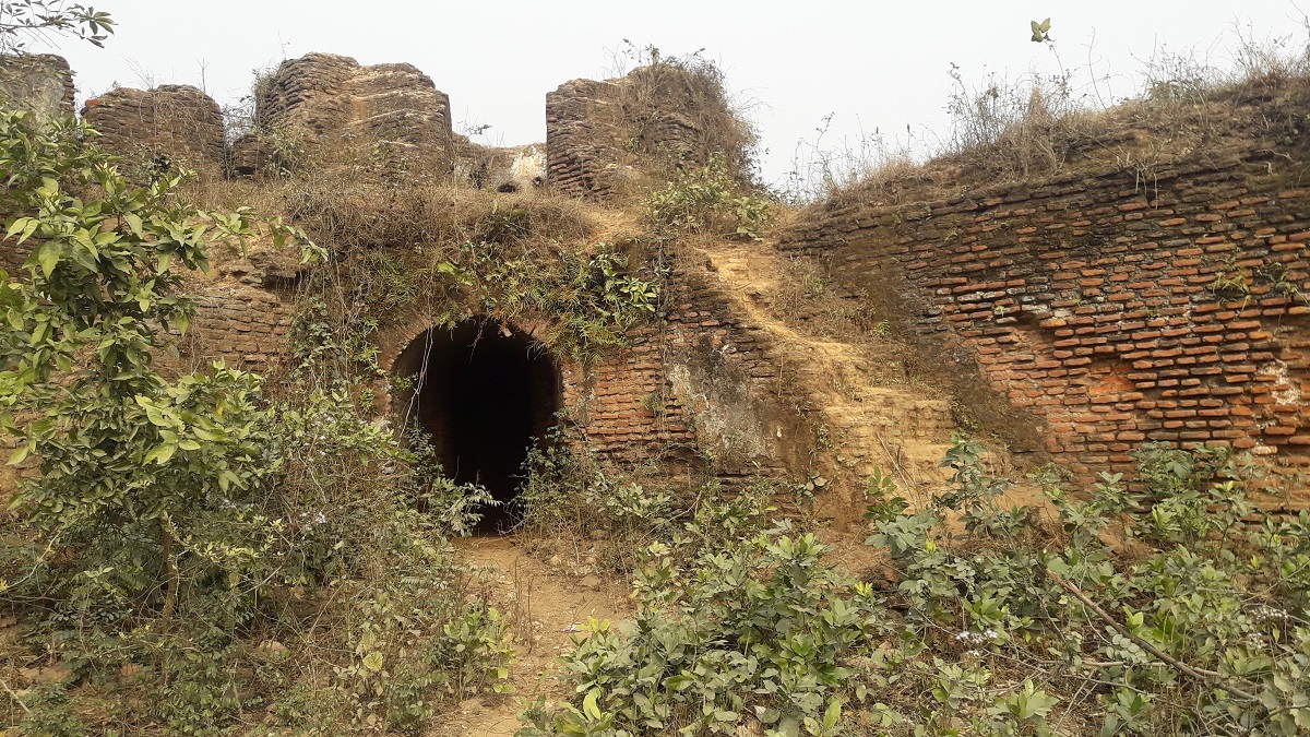 पूर्णिया के जलालगढ़ किले का भग्नावशेष.