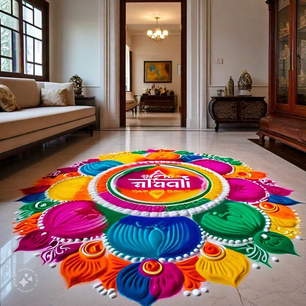 Diwali Simple Rangoli Design 2024: धनतेरस और दिवाली पर घर में बनाएं खूबसूरत रंगोली के डिजाइन, देखें Rangoli Photos 14 135438Dc 4Aa3 4409 B9Dd A339F46D5Fa6