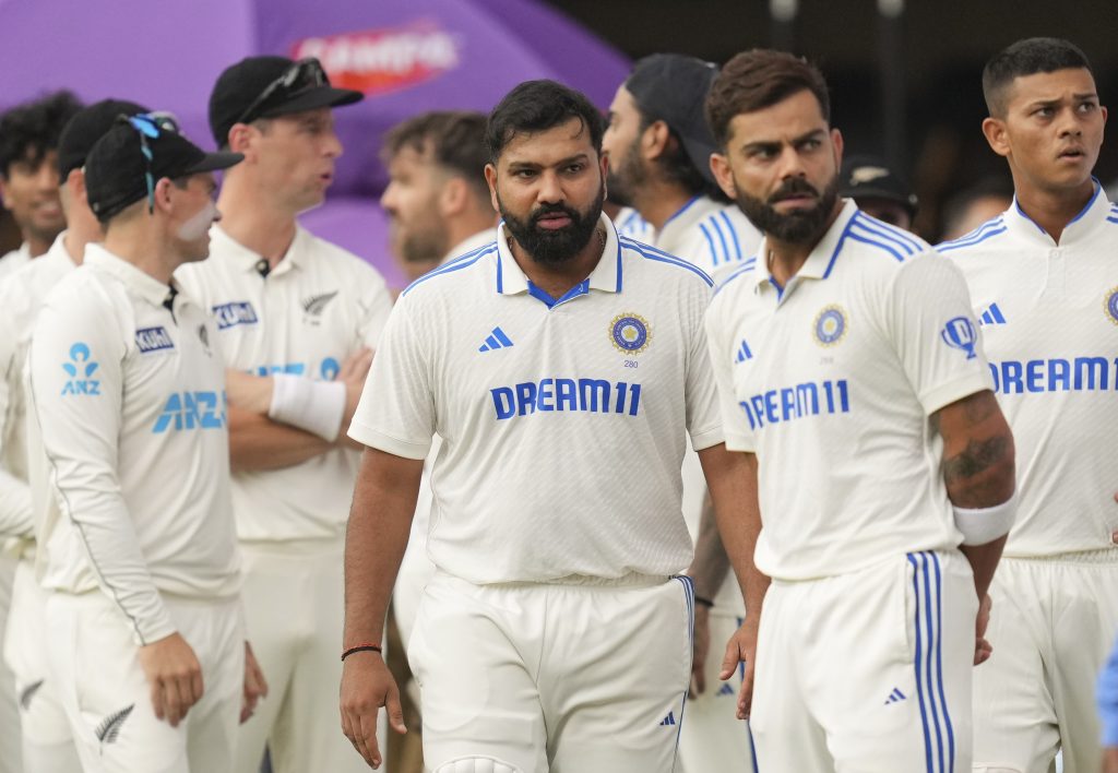 Ind Vs Nz: 46 रन पर ऑलआउट हुई टीम इंडिया, 91 साल में पहली बार हुआ ऐसा 1 17101 Pti10 17 2024 000027B