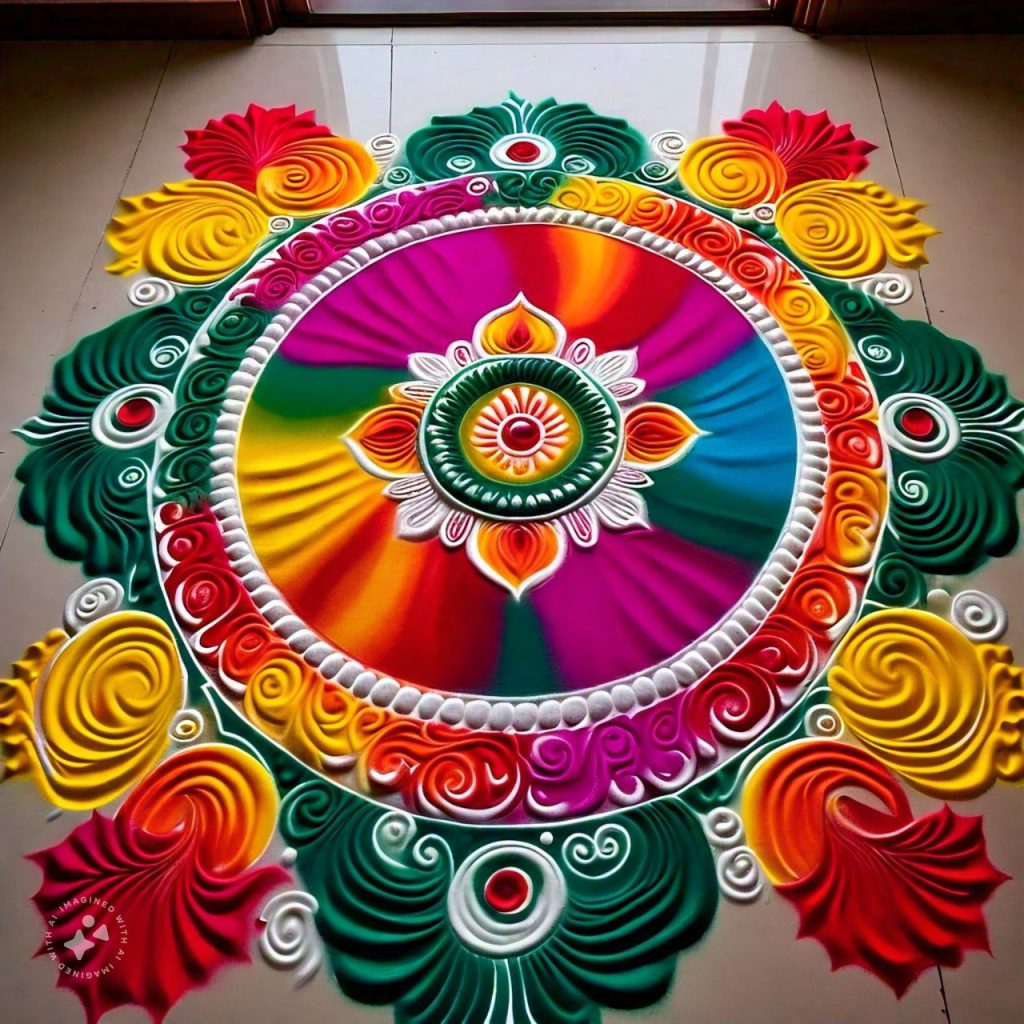 Diwali Simple Rangoli Design 2024: धनतेरस और दिवाली पर घर में बनाएं खूबसूरत रंगोली के डिजाइन, देखें Rangoli Photos 5 480Dad7B E0Ca 4E66 B402 F1D83Fd39949