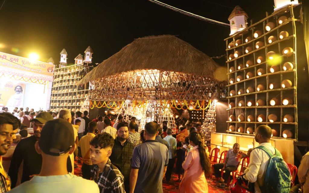 Photos में देखें रांची का दुर्गोत्सव, प्रमुख पूजा पंडालों की खूबियां भी जानें 1 Durga Puja In Ranchi Bandhgari