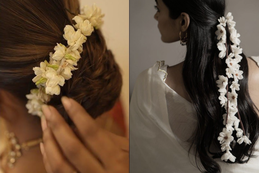 Karwa Chauth Gajra Hairstyle: आपके करवा चौथ लुक पर सूट करेगी ये हेयर स्टाइल 4 Karwa Chauth Gajra Hairstyle 4