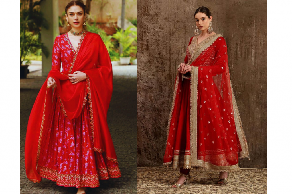 Style Your Dupatta For Karwa Chauth: करवाचौथ पर शादी का दुपट्टा ऐसे करें स्टाइल 5 Style Your Dupatta For Karwa Chauth 5