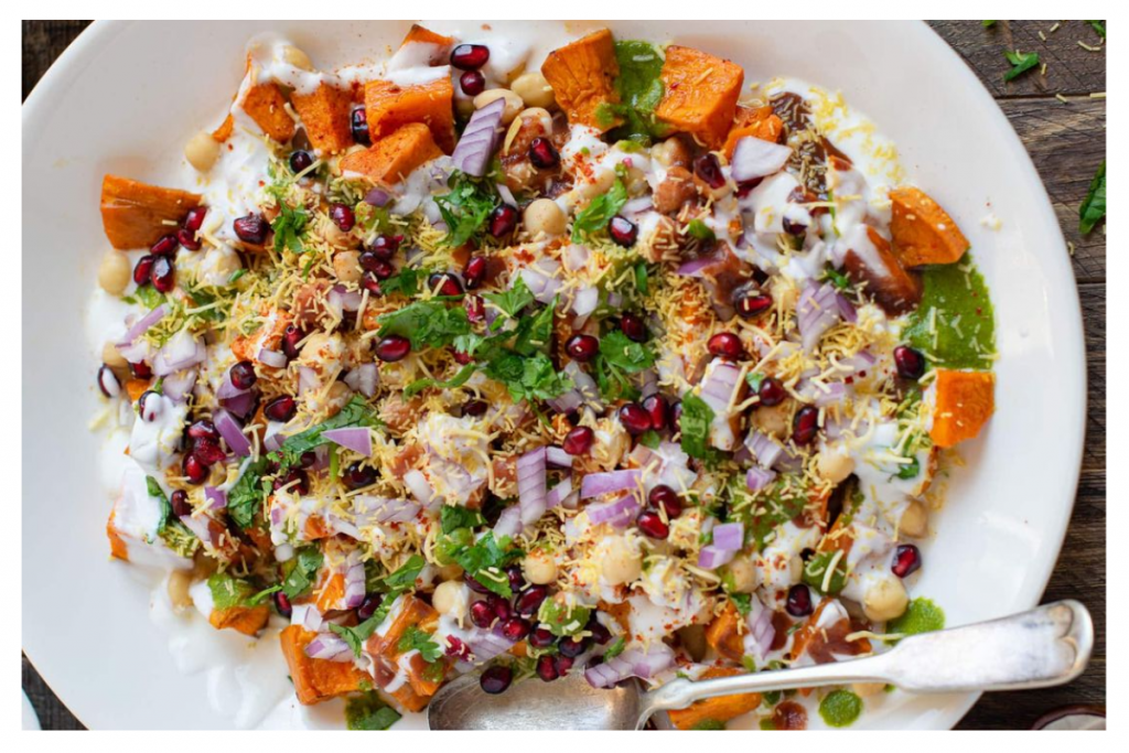 Navratri Vrat Recipe Of Sweet Potato Chat: शकरकंद चाट का स्वाद चखते ही दीवाने हो जाएंगे आप जानें रेसपी 3 Sweet Potato Chat 1