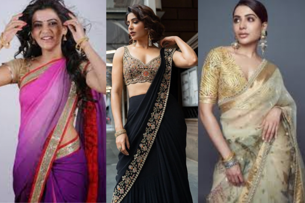 Samantha Ruth Prabhu: समांथा रुथ प्रभु के फैशन से पाएं प्रेरणा, ट्रेंडी इंडो-वेस्टर्न और पारंपरिक लुक्स 2 Untitled Design 2024 10 12T142628.689 1