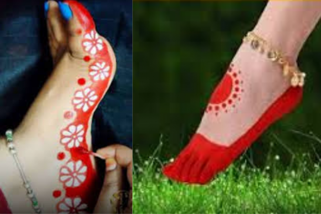 Karva Chauth: करवाचौथ पर महावर डिज़ाइन, पति का ध्यान खींचने के लिए बेस्ट टिप्स 3 Untitled Design 2024 10 20T003524.992