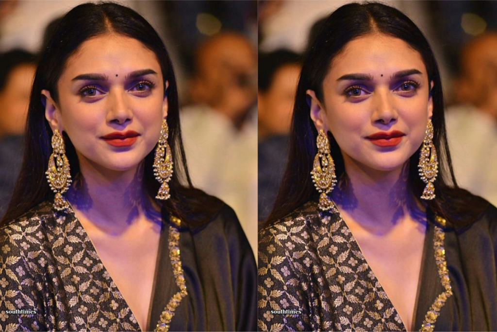 Aditi Rao Hydari Kundan Earring Style For Wedding: अपनाएं अदिति राव हैदरी के कुंदन इयररिंग्स स्टाइल, बनें खूबसूरती की मिसाल 2 Aditi Rao 4