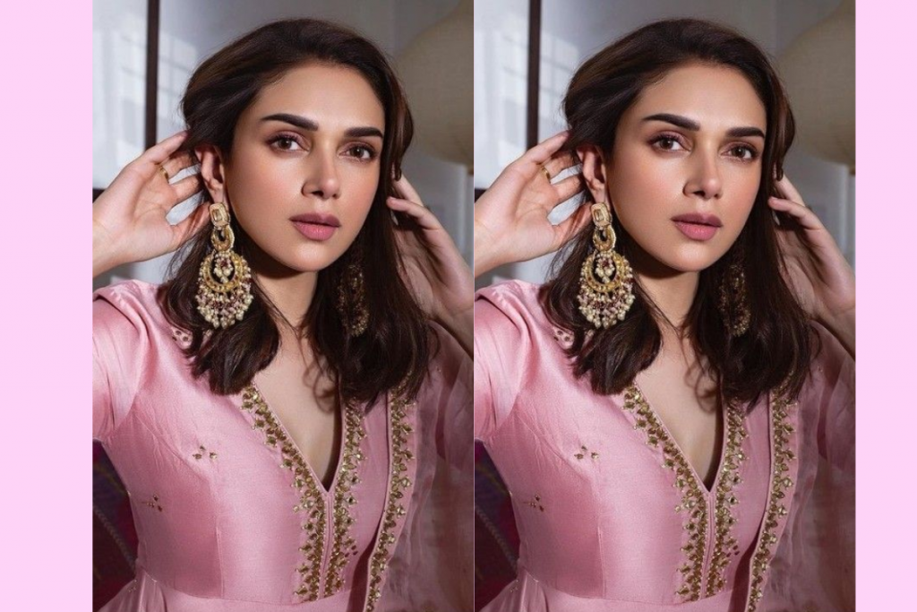 Aditi Rao Hydari Kundan Earring Style For Wedding: अपनाएं अदिति राव हैदरी के कुंदन इयररिंग्स स्टाइल, बनें खूबसूरती की मिसाल 4 Aditi Rao 5
