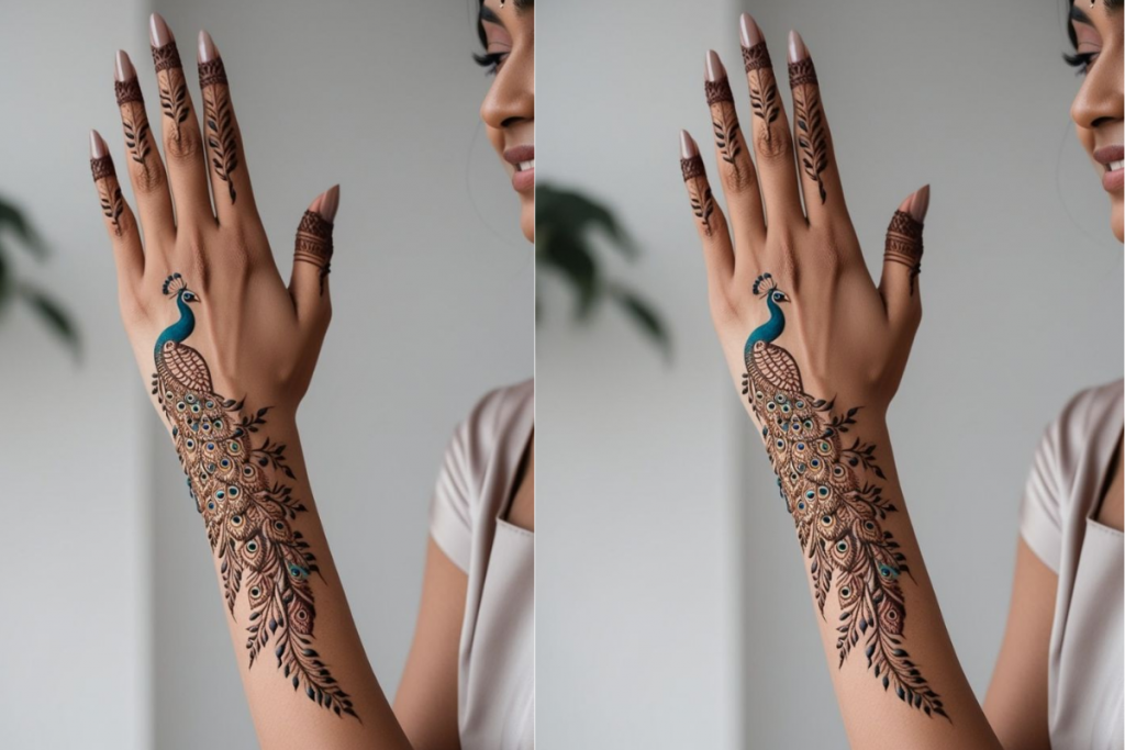 Peacock Mehndi Designs For Wedding: सर्दियों की शादियों के लिए ट्रेंडिंग है मोर मेहंदी डिजाइन, जानें खास बातें 2 Fruits 2