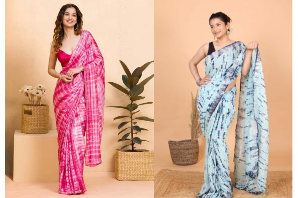 Bhai Dooj Leheriya Saree Fashion: भाई दूज पर पहनें लहरियां साड़ी, आपको देगी सिंपल और एलीगेंट लुक 2 Lehariya Saree 2